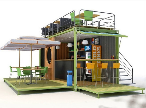 Nhà container 50 triệu kinh doanh cafe