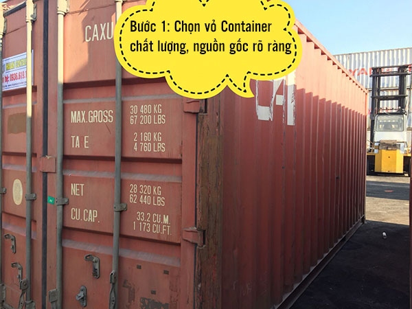 Lựa chọn vỏ container hoán cải phù hợp