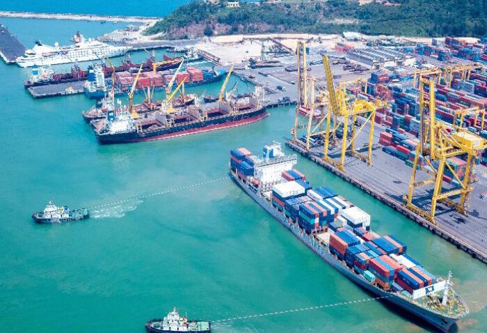 Hệ thống container tại cảng biển Đà Nẵng
