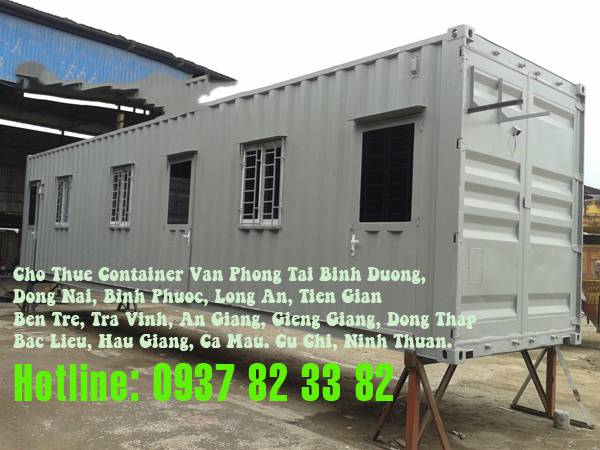 Vận chuyển tận nơi cho dịch vụ cho thuê container văn phòng