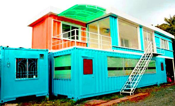 container văn phòng làm việc, phòng trưng bày