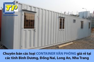 Bán container văn phòng giá rẻ tại các tỉnh