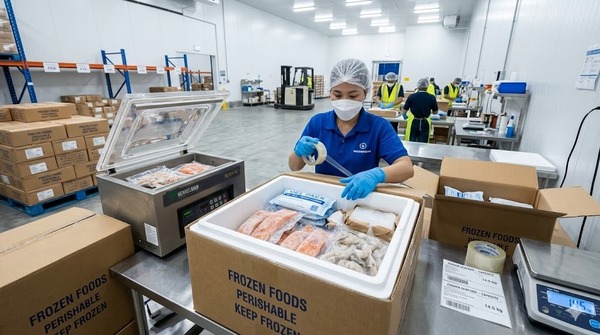 Đóng gói hàng đông lạnh đúng kỹ thuật