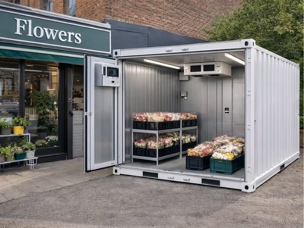 Ứng dụng kho lạnh container trong bảo quản hoa
